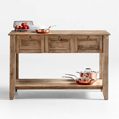 Solid wood kitchen island with seating hot sale