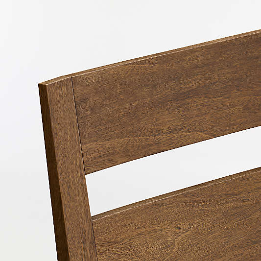 Basque Vintage Brown Solid Wood Dining Chair