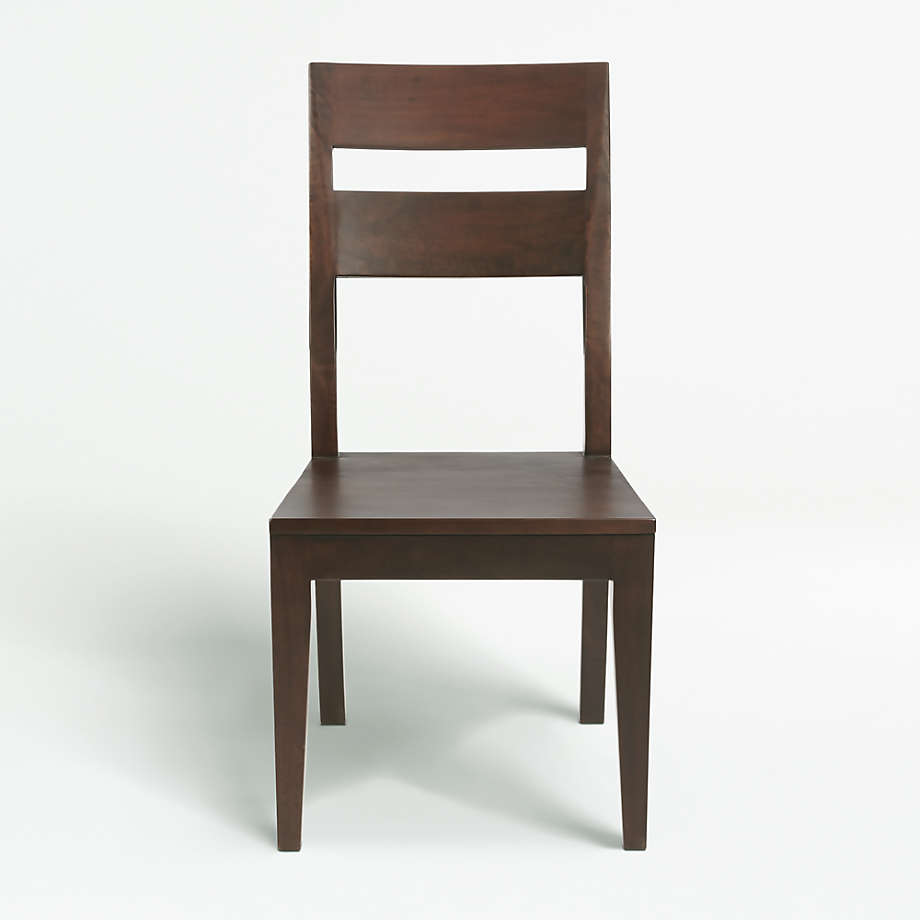 Basque Honey Wood Dining Chair And, Crate And Barrel Dining Room Chair Cushions