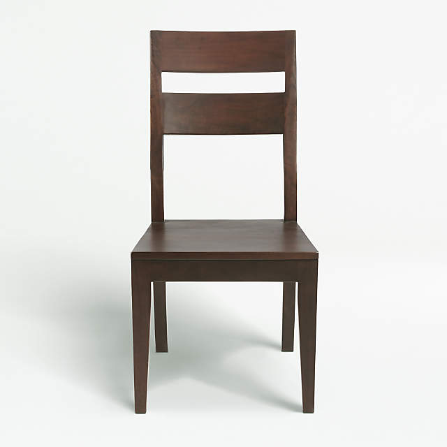 honey leather dining chair