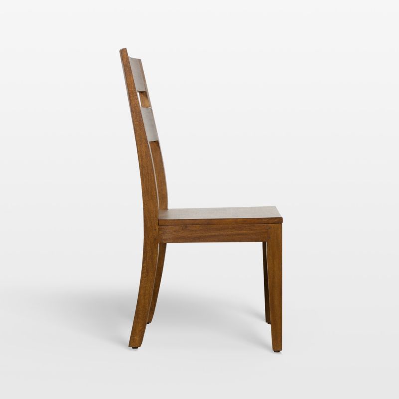 Basque Vintage Brown Solid Wood Dining Chair - image 2 of 6