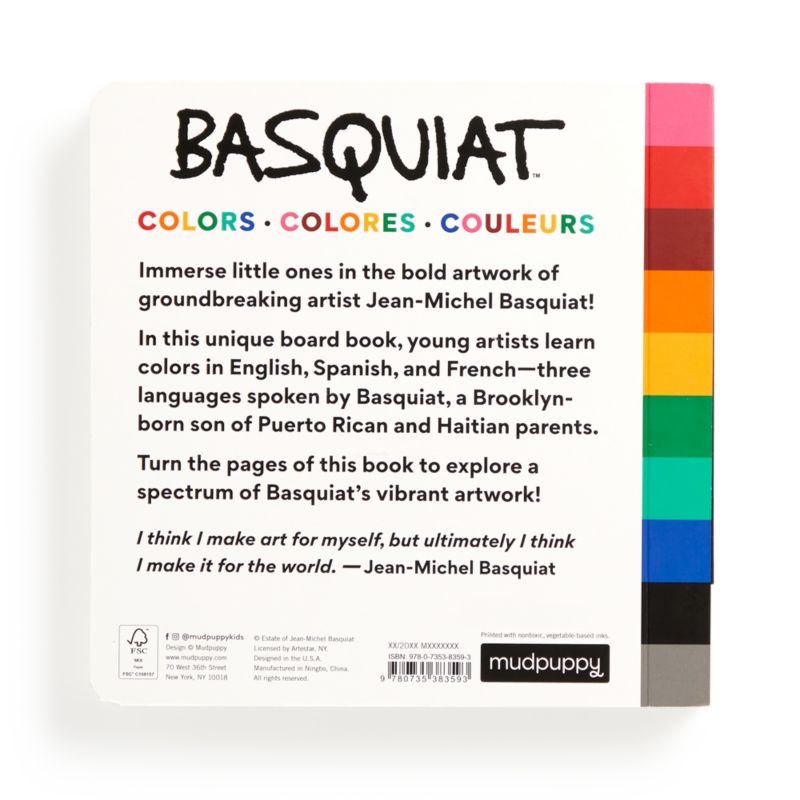 Basquiat Colors Baby Board Book by Mudpuppy - image 2 of 10