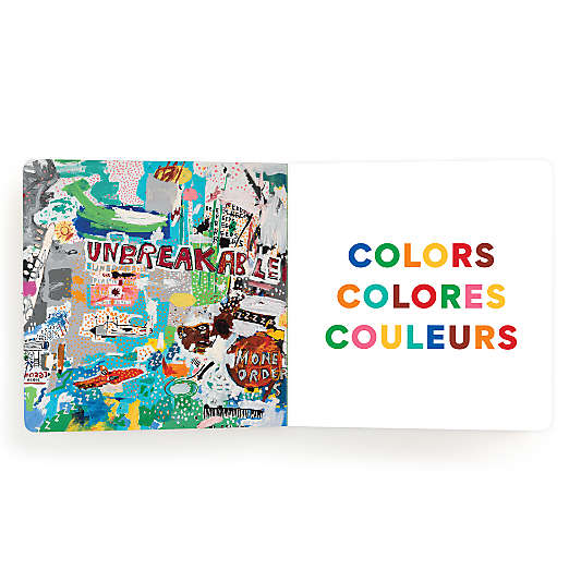 Basquiat Colors Baby Board Book by Mudpuppy