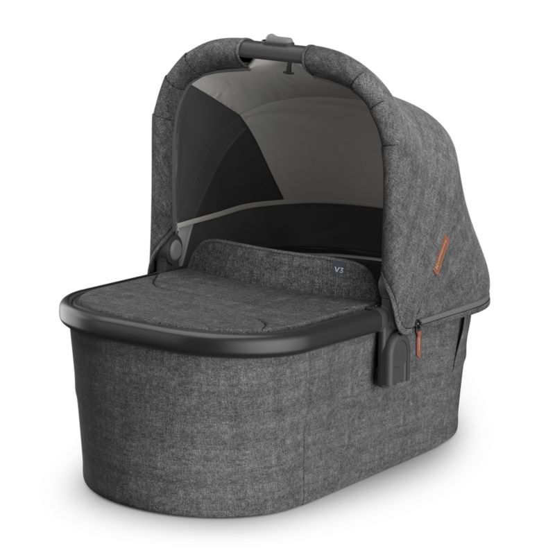 UPPAbaby ® V3 Greyson Charcoal Melange Baby Bassinet with Aluminum Frame - image 4 of 12