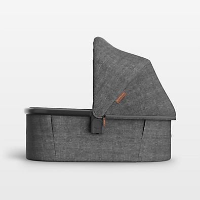 View UPPAbaby ® V3 Greyson Charcoal Melange Baby Bassinet with Aluminum Frame details