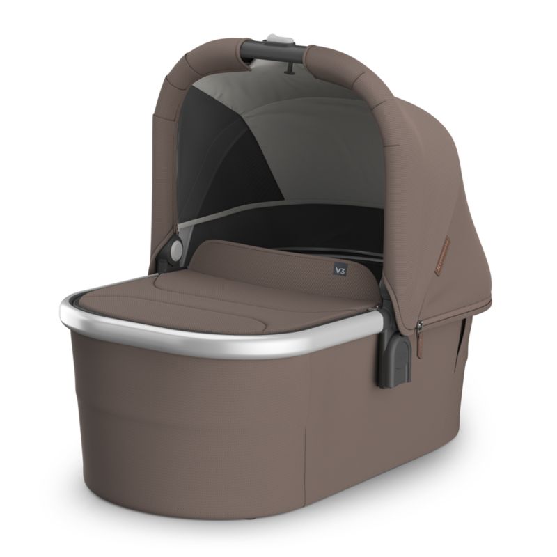 UPPAbaby ® V3 Theo Dark Taupe Brown Baby Bassinet with Aluminum Frame - image 1 of 11