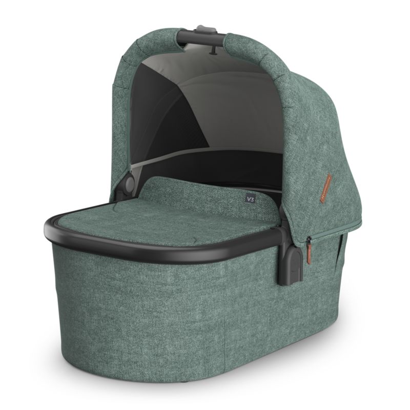 UPPAbaby ® V3 Gwen Green Melange Baby Bassinet with Aluminum Frame - image 1 of 11