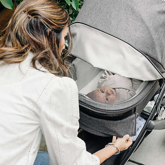 UPPAbaby ® V3 James Black with Carbon Frame Baby Bassinet