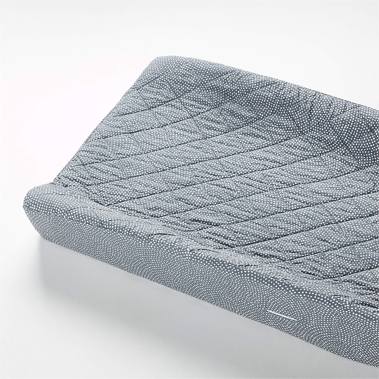 Modern Batik Organic Indigo Baby Changing Pad Cover by Leanne Ford