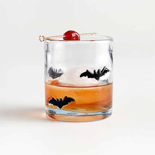 Halloween Bats Icon 14-Oz. Double Old-Fashioned Glass