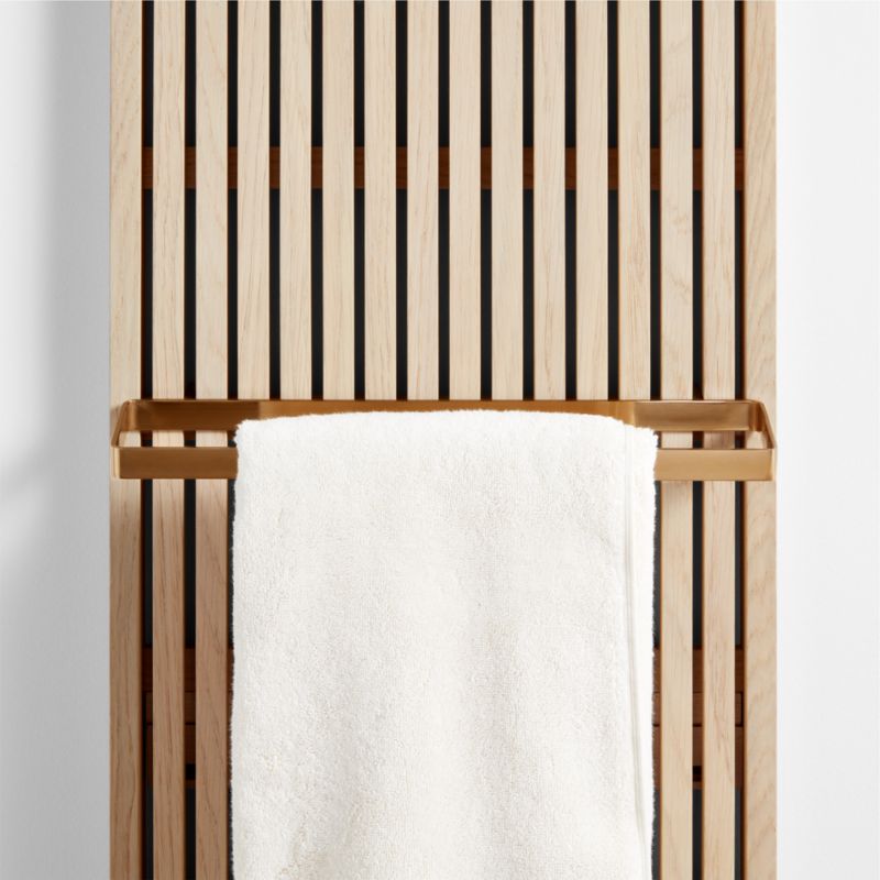 Batten 15" Brass Bath Towel Bar - image 5 of 7