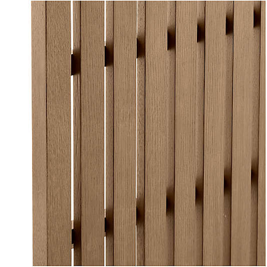 Batten Brown Oak 24" Back Storage Slatwall Panel