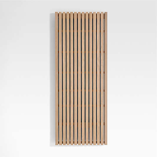 Batten White Oak 24" Back Panel