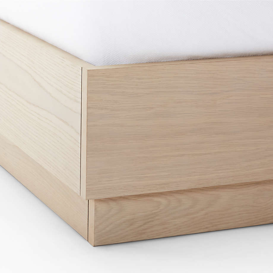 White and outlet oak headboard