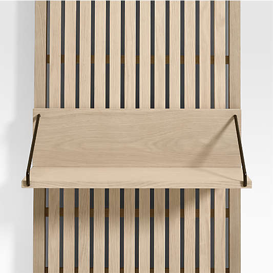 Batten White Oak Reversible Shelf