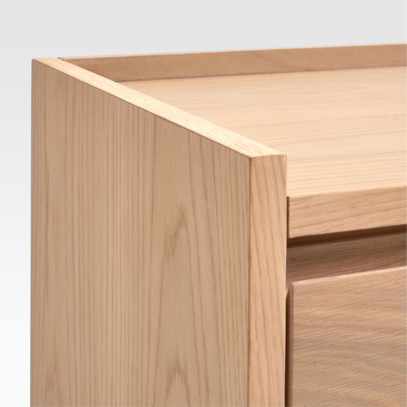 Batten White Oak Storage Bench