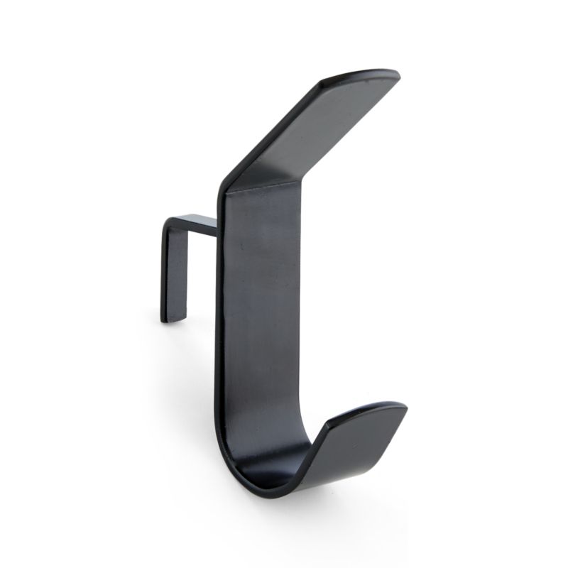 Batten Black Metal Coat Hook