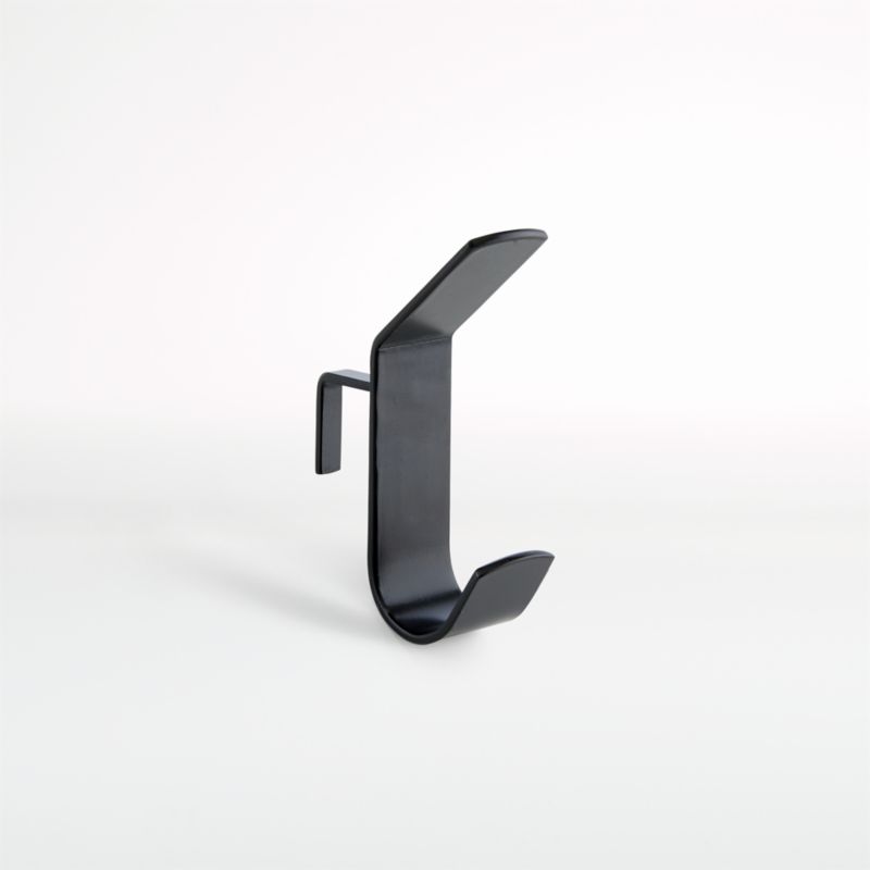 Batten Black Metal Coat Hook