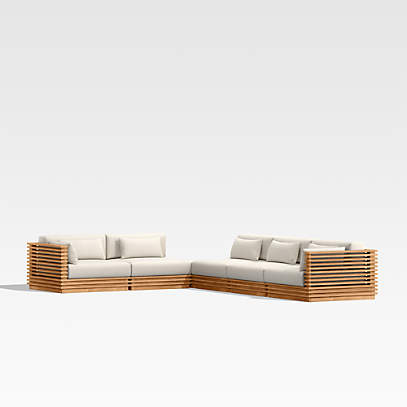 L shape hotsell corner garden sofa