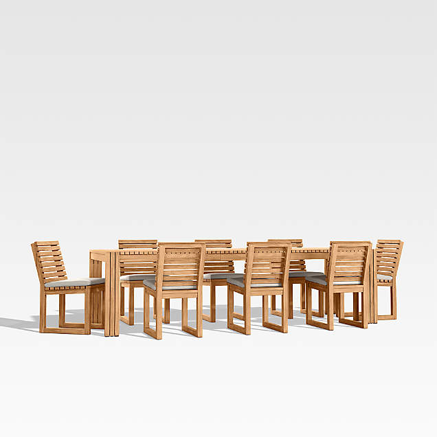 Oakmont Outdoor 81" Dining Table Crate & Barrel