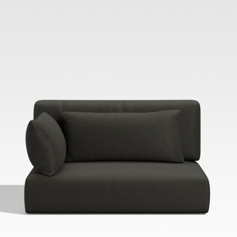 Batten Charcoal Grey Outdoor Chair Cushion