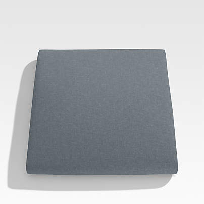 Batten Canvas Haze Blue Sunbrella ® Outdoor Side Chair Cushion
