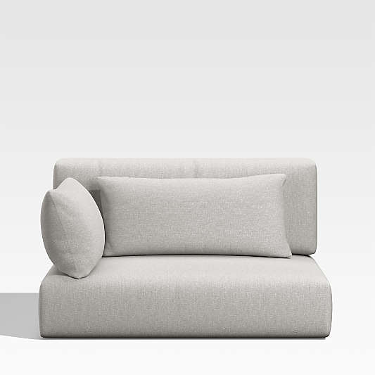 Replacement Batten Cast Silver Sunbrella ® Outdoor Sectional Chair Cushion