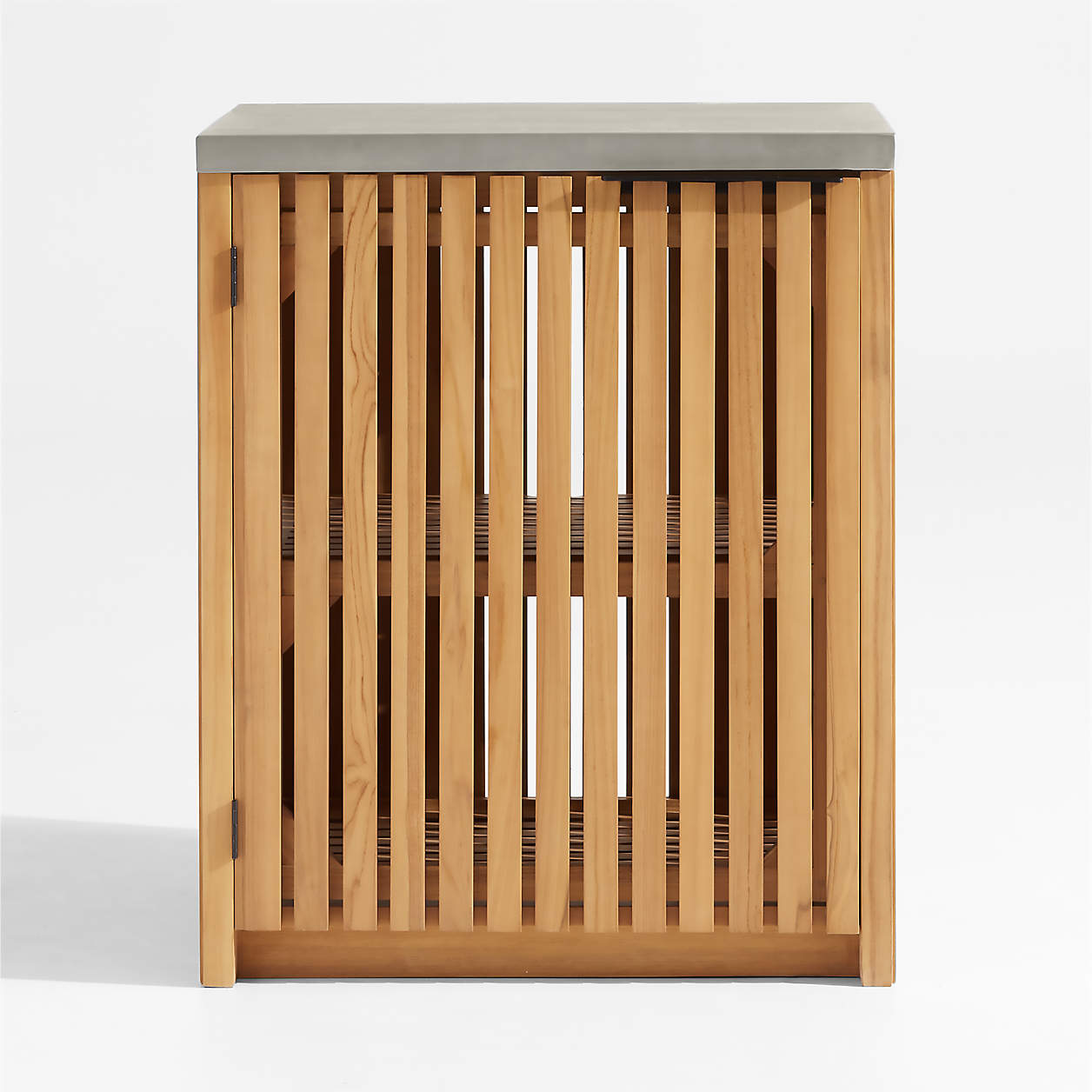 Batten Single Teak Outdoor Kitchen Set + Reviews Crate & Barrel