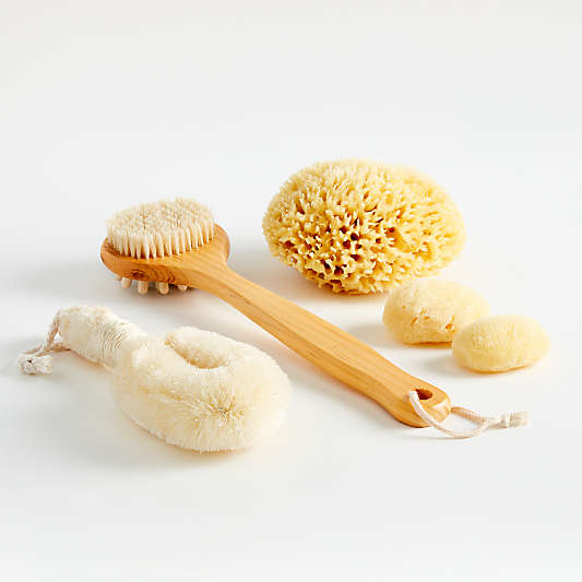 Cedar Bath Brush Massager