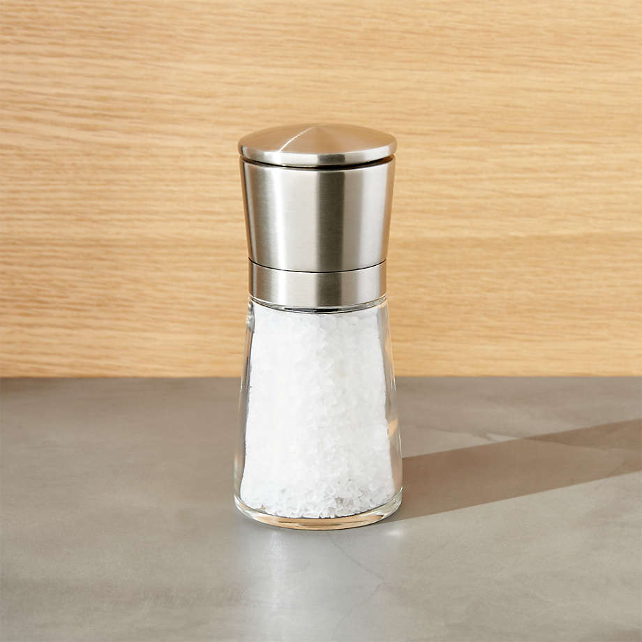 Cole & Mason Derwent Stainless Steel Adjustable Salt and Pepper Mills, Crate & Barrel