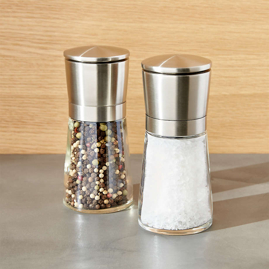 Aster Ebonized Wooden Salt & Pepper Mill Grinder Set + Reviews