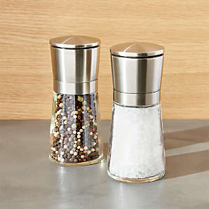 Crate&Barrel OXO ® Salt and Pepper Grinder Set