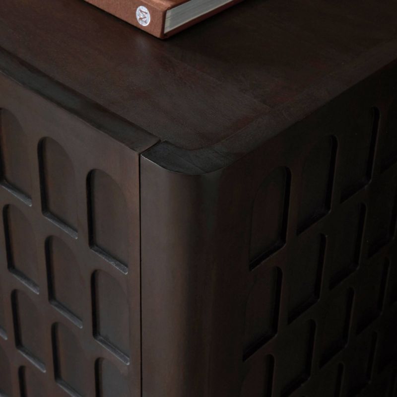 Baxley 87" Vintage Brown Media Console - image 2 of 10