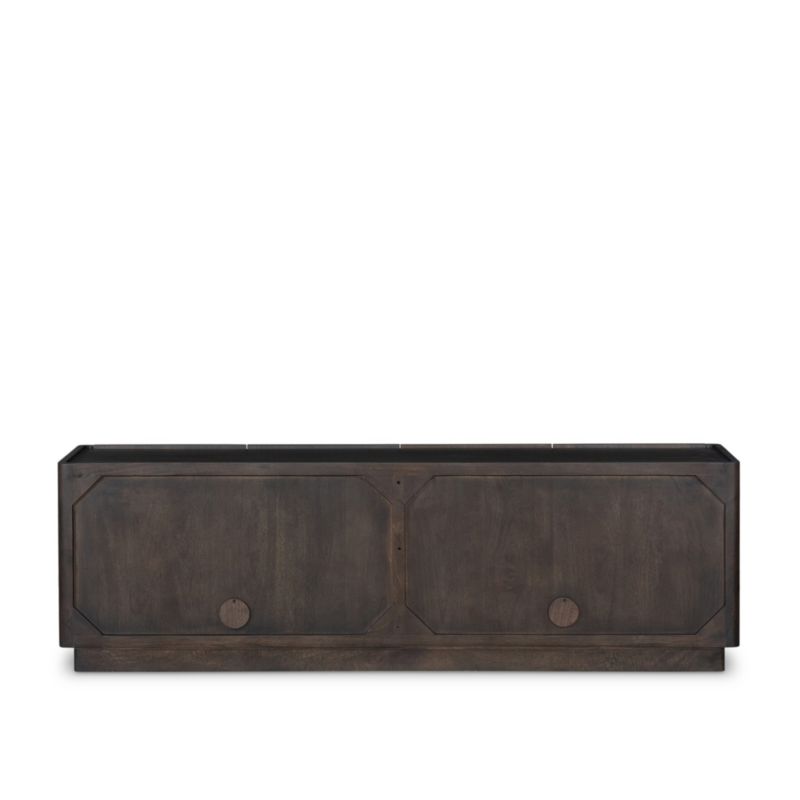 Baxley 87" Vintage Brown Media Console - image 6 of 10
