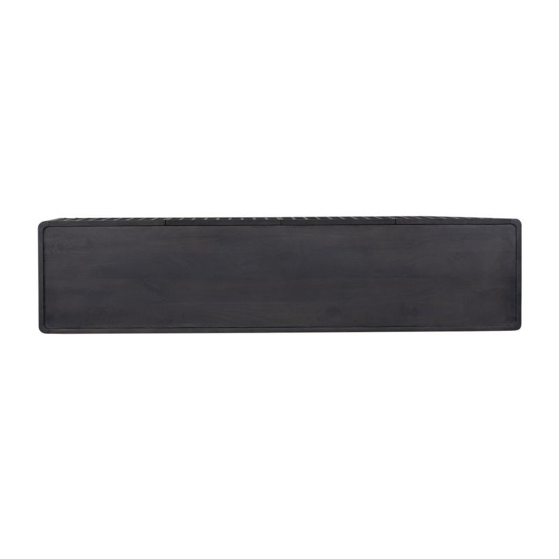 Baxley 87" Vintage Brown Media Console - image 7 of 10