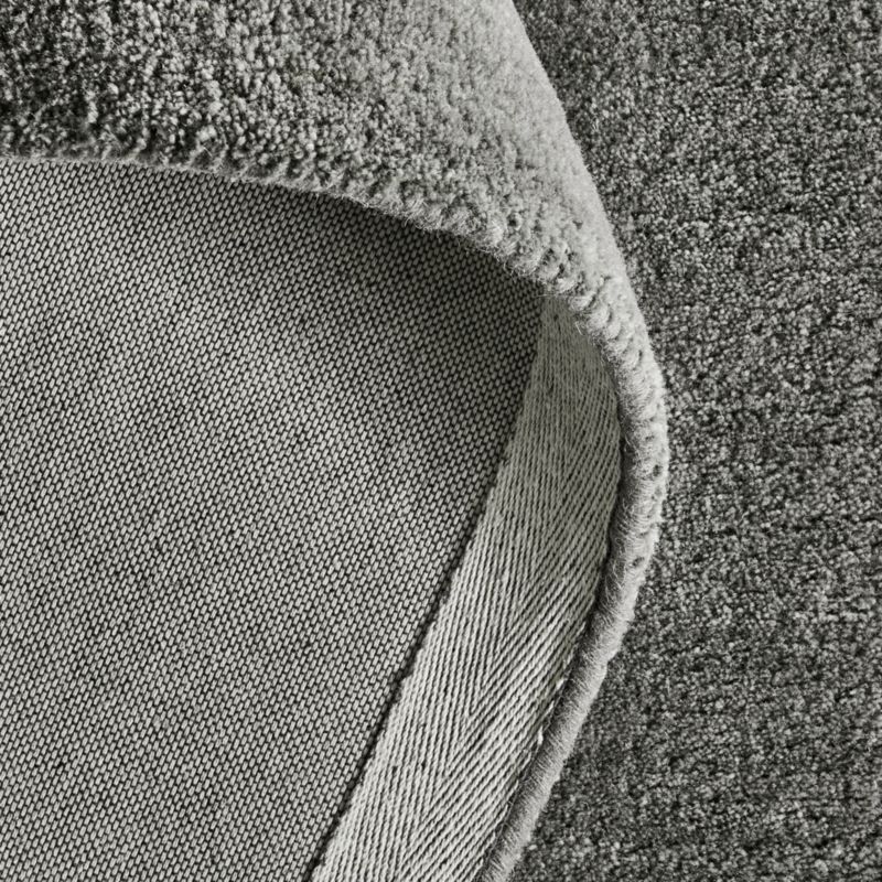 Baxter Grey Wool Area Rug 9'x12' Crate & Barrel