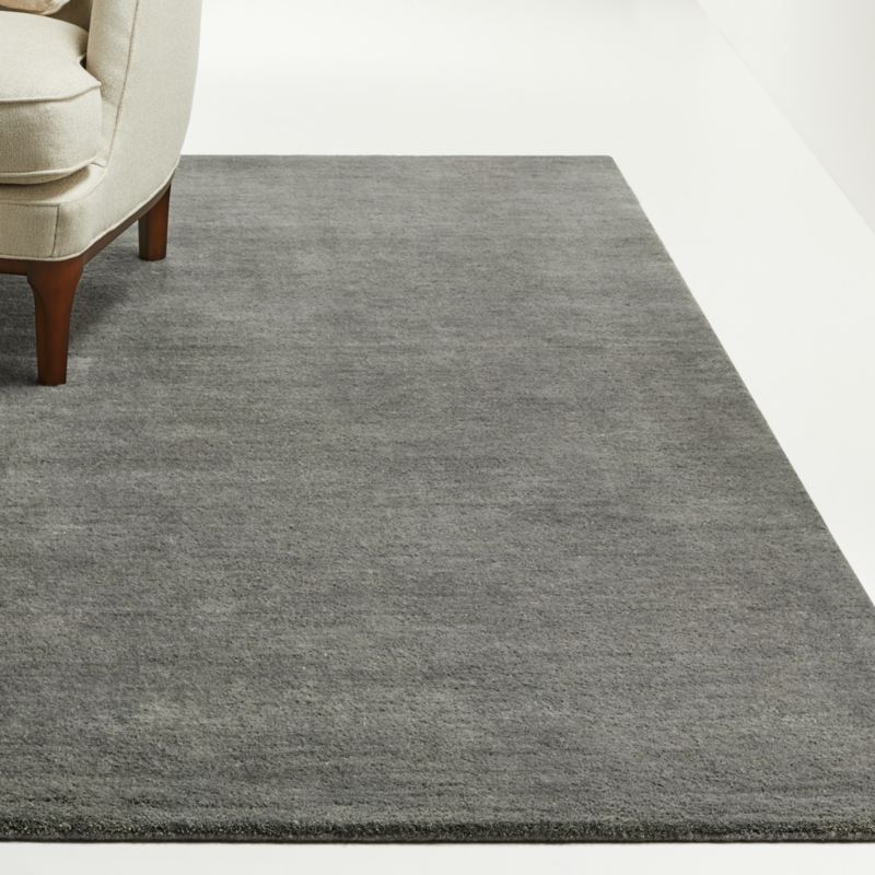 Baxter Grey Wool Rug Crate And Barrel, Crate And Barrel Rugs
