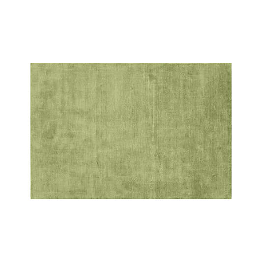 Baxter Lemongrass Light Green Wool Rug 6'x9'