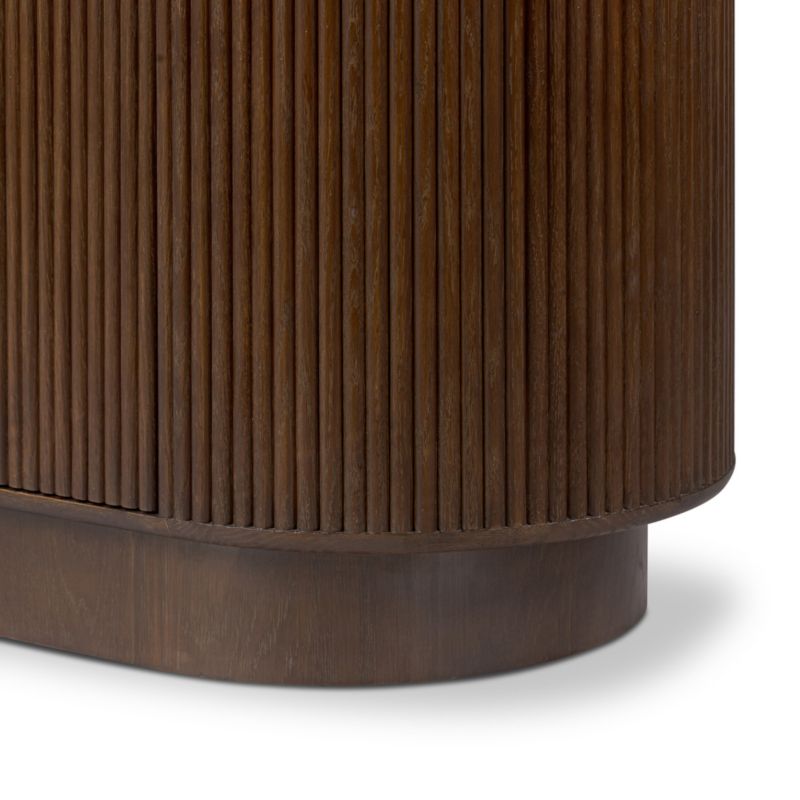 Baylor 63" 3-Door Oak Storage Media Console - image 8 of 9