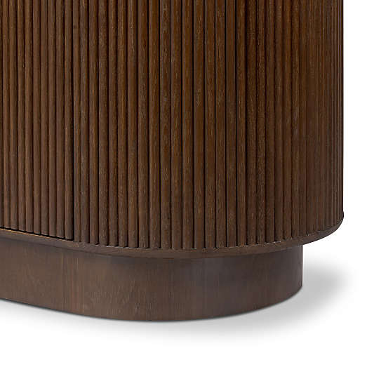 Baylor 63" 3-Door Oak Storage Media Console