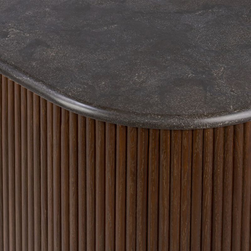 Baylor 63" 3-Door Oak Storage Media Console - image 7 of 9