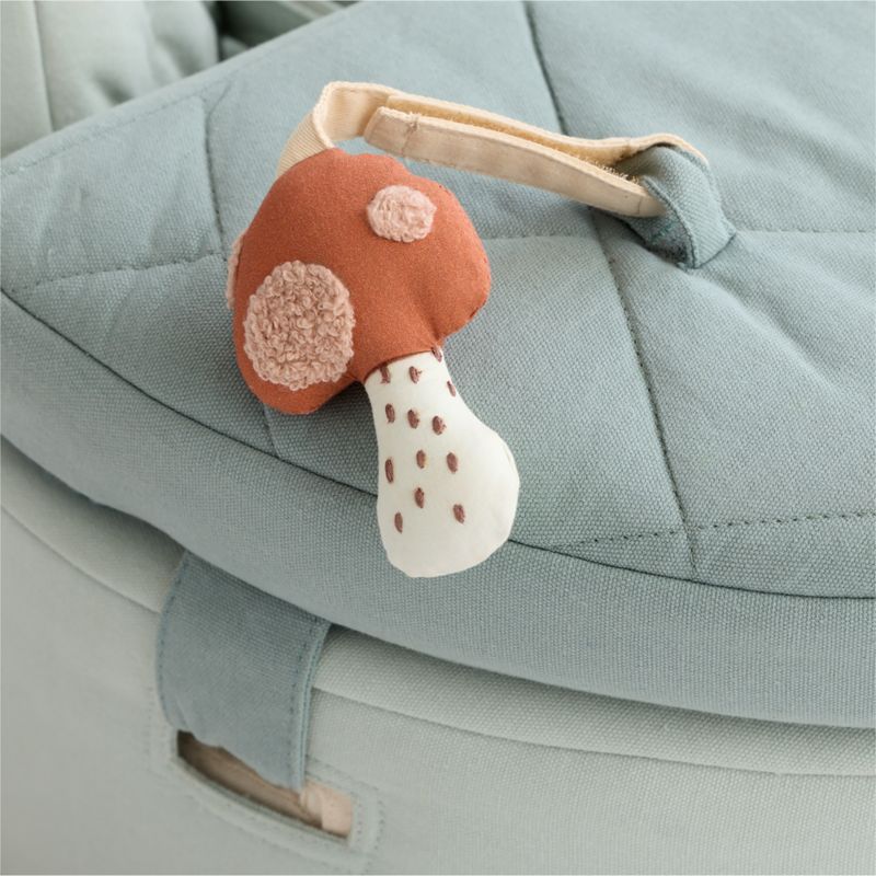 Organic Washable Green Baby Activity Chair with Woodland Baby Rattle Set - image 5 of 7