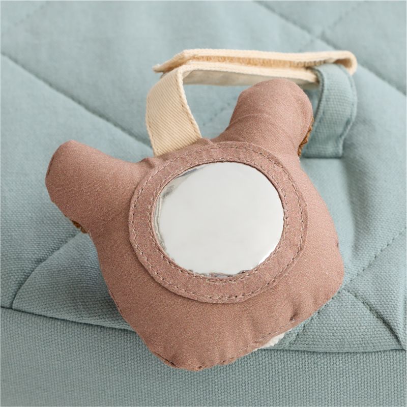 Organic Washable Green Baby Activity Chair with Woodland Baby Rattle Set - image 6 of 7
