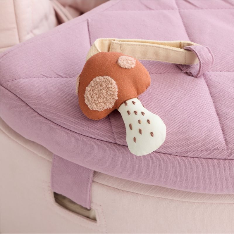 Organic Washable Purple Baby Activity Chair with Woodland Baby Rattle Set - image 5 of 7