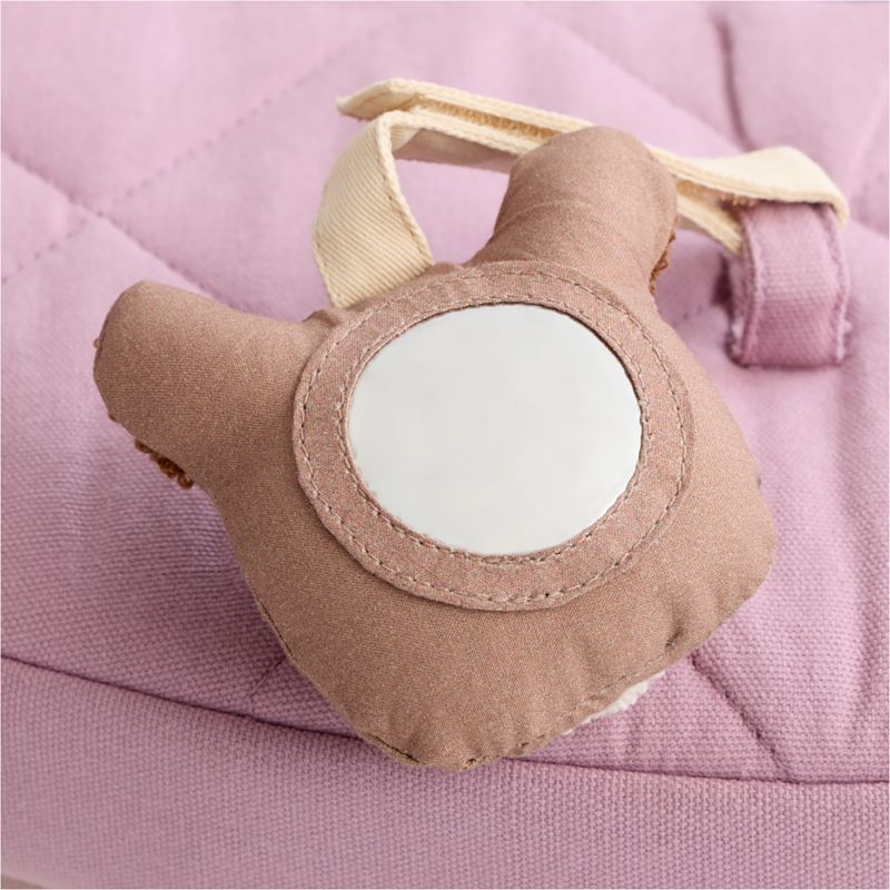 Organic Washable Purple Baby Activity Chair with Woodland Baby Rattle Set - image 6 of 7