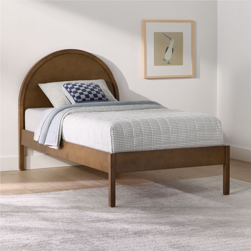 Babyletto Bondi Natural Walnut Wood Twin Kids Bed - image 1 of 7