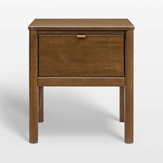 Babyletto Bondi Natural Walnut Kids Nightstand with Drawer
