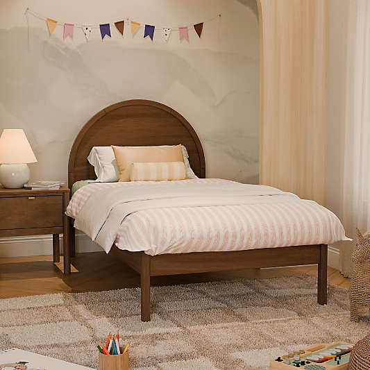 Babyletto Bondi Natural Walnut Wood Twin Kids Bed