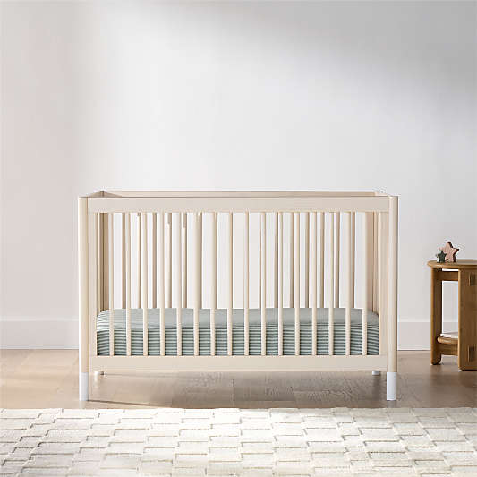 Babyletto Gelato Washed Natural Wood 4-in-1 Convertible Crib