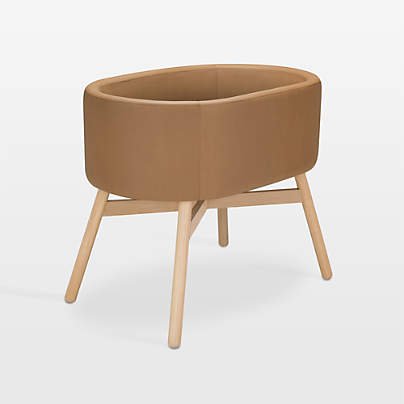 Babyletto X Gathre Capsule Camel Brown Baby Bassinet